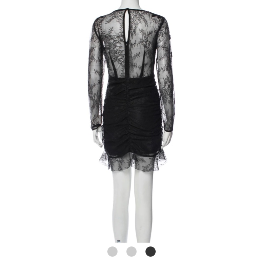 For love and lemons daisy black lace sequin dress NWT size S - Picture 3 of 6
